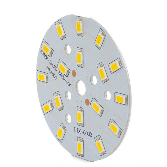 Módulo LED 9W 900Lm 6000K 18 LEDs Ø65mm Luz Fría Módulo LED 9W 900Lm 6000K 18 LEDs Ø65mm Luz Fría