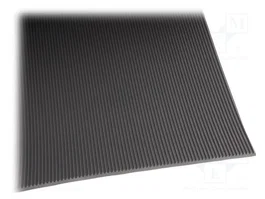 COBA EUROPE Alfombrilla ESD para suelo, gris, 1,25m