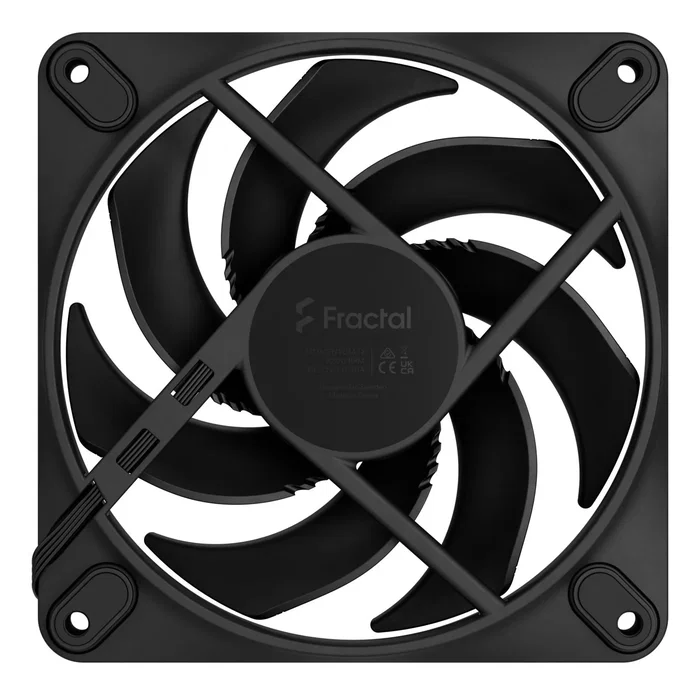 Fractal Design Momentum 12 Ventilador PC 120 mm Negro - PWM, FDB, 2200 RPM, 114.6 m³/h, 31.3 dB, 7 Aspas, 4 Pines, 163 g (FD-F-MO1-1201)
