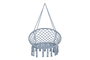 DKD Home Decor Silla Colgante Terraza Y Jardin Azul Celeste 63 x 128 x 80 cm Capacidad 100kg