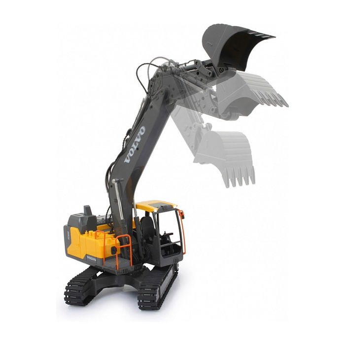 Jamara Volvo EC160E Excavadora R/C 2.4GHz 1:16 Radio Control Réplica del Modelo Real Volvo EC160E de 500 mm Jamara Volvo EC160E Excavadora R/C 2.4GHz 1:16 Radio Control Réplica del Modelo Real Volvo EC160E de 500 mm