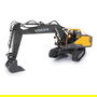 Jamara Volvo EC160E Excavadora R/C 2.4GHz 1:16 Radio Control Réplica del Modelo Real Volvo EC160E de 500 mm