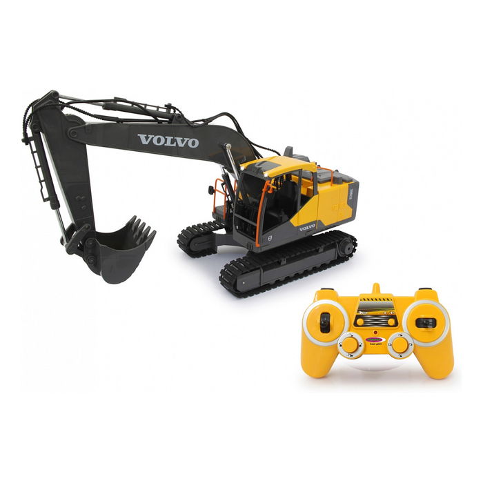 Jamara Volvo EC160E Excavadora R/C 2.4GHz 1:16 Radio Control Réplica del Modelo Real Volvo EC160E de 500 mm Jamara Volvo EC160E Excavadora R/C 2.4GHz 1:16 Radio Control Réplica del Modelo Real Volvo EC160E de 500 mm