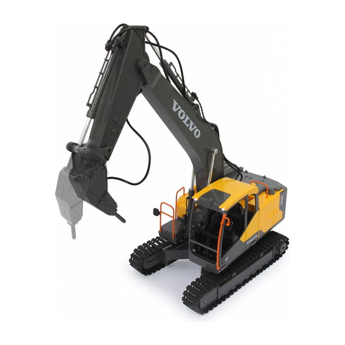 Jamara Volvo EC160E Excavadora R/C 2.4GHz 1:16 Radio Control Réplica del Modelo Real Volvo EC160E de 500 mm Jamara Volvo EC160E Excavadora R/C 2.4GHz 1:16 Radio Control Réplica del Modelo Real Volvo EC160E de 500 mm