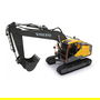 Jamara Volvo EC160E Excavadora R/C 2.4GHz 1:16 Radio Control Réplica del Modelo Real Volvo EC160E de 500 mm
