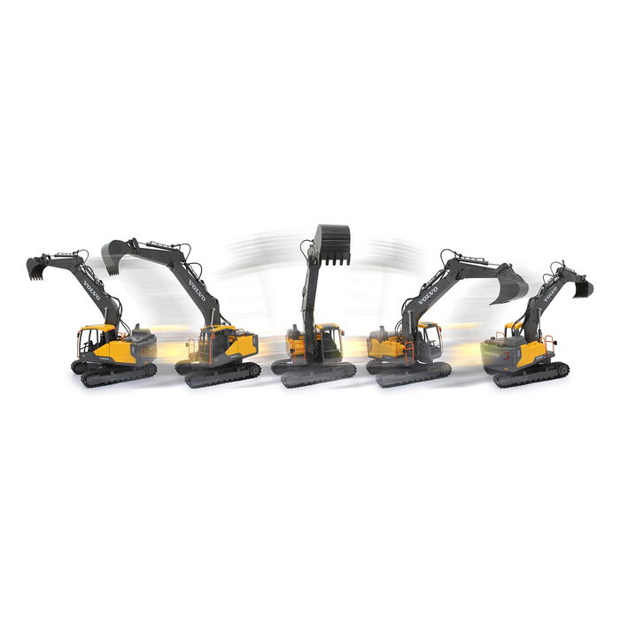 Jamara Volvo EC160E Excavadora R/C 2.4GHz 1:16 Radio Control Réplica del Modelo Real Volvo EC160E de 500 mm Jamara Volvo EC160E Excavadora R/C 2.4GHz 1:16 Radio Control Réplica del Modelo Real Volvo EC160E de 500 mm