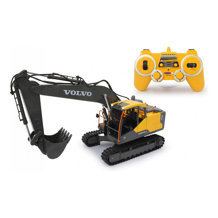 Jamara Volvo EC160E Excavadora R/C 2.4GHz 1:16 Radio Control Réplica del Modelo Real Volvo EC160E de 500 mm Jamara Volvo EC160E Excavadora R/C 2.4GHz 1:16 Radio Control Réplica del Modelo Real Volvo EC160E de 500 mm