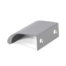 Viefe Tirador Ona Aluminio Gris Cepillado Dist. Agujeros 128Mm Diseño Fino Contemporáneo
