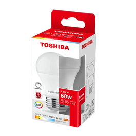 TOSHIBA Bombilla LED Dimmable A60 E27 8.5W 3000K - Blanco Cálido