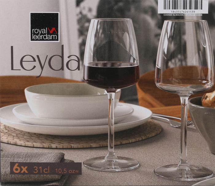 Royal Leerdam Set 6 Copas Vino 31 cl Leyda