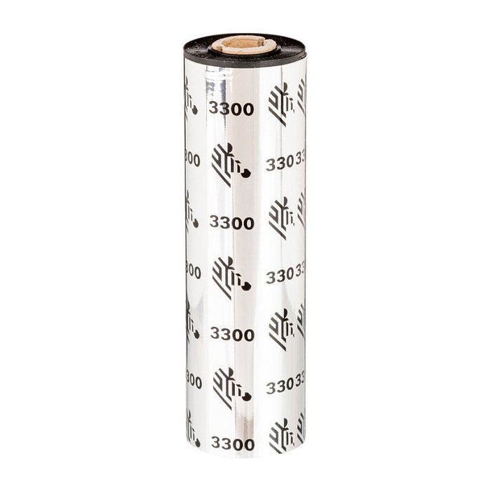 Zebra Ribbon Térmico 3300 Wax/Resin Negro 64mm x 74m Zebra Ribbon Térmico 3300 Wax/Resin Negro 64mm x 74m