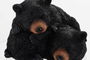 DKD Home Decor Figura Decorativa Osos Resina Negro Blanco 14.5 x 11 x 14.5 cm (2 Unidades)