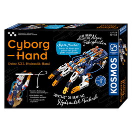 KOSMOS 62084 Kosmos Cyborg-Hand Kit de Construcción Manual Cibernética, Juguete Educativo de Montaje para Niños de 8 a 14 Años