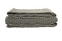 DKD Home Decor Pack de 2 Cojines de Algodón Gris 60x60 cm Lavado a la Piedra