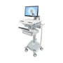 Ergotron StyleView Wagen mit LCD-Arm LiFe-Antrieb 1 Schublade EU SAU-EU
