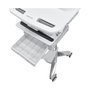 Ergotron StyleView Carro Multimedia con Brazo LCD, 1 Cajón, Capacidad 15 kg, 24", 75x75/100x100 VESA, SAU-EU