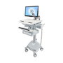 Ergotron StyleView Carro Multimedia con Brazo LCD, 1 Cajón, Capacidad 15 kg, 24", 75x75/100x100 VESA, SAU-EU