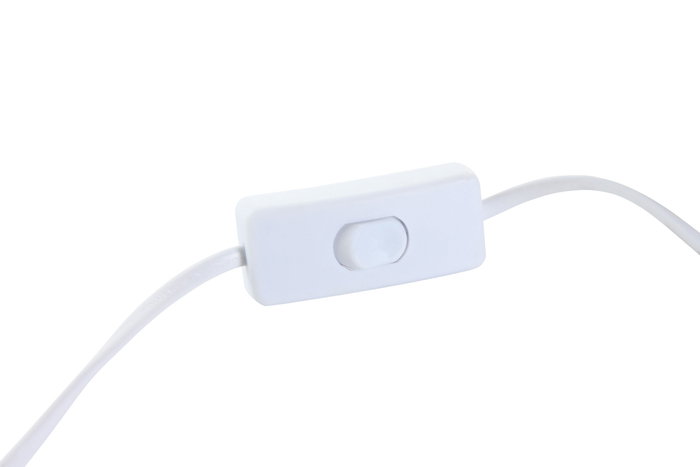 DKD Home Decor Lámpara de Sobremesa Cerámica y Algodón Beige