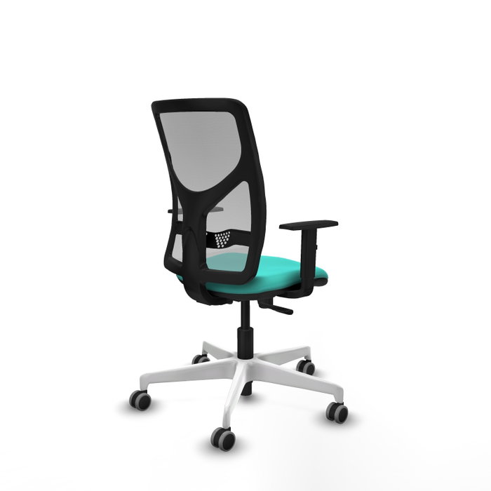 PIQUERAS Y CRESPO Silla de oficina Motilla con mecanismo Sincro, Turquesa y Gris PIQUERAS Y CRESPO Silla de oficina Motilla con mecanismo Sincro, Turquesa y Gris