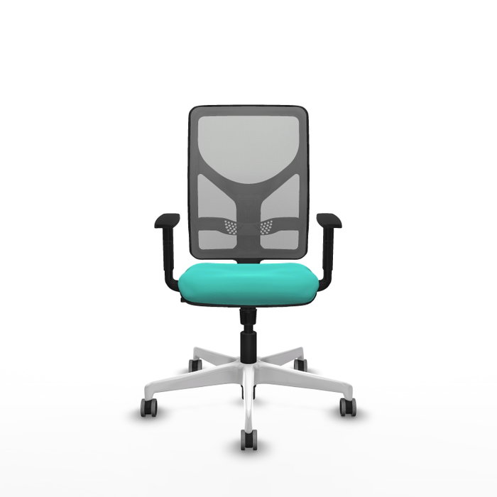 PIQUERAS Y CRESPO Silla de oficina Motilla con mecanismo Sincro, Turquesa y Gris PIQUERAS Y CRESPO Silla de oficina Motilla con mecanismo Sincro, Turquesa y Gris