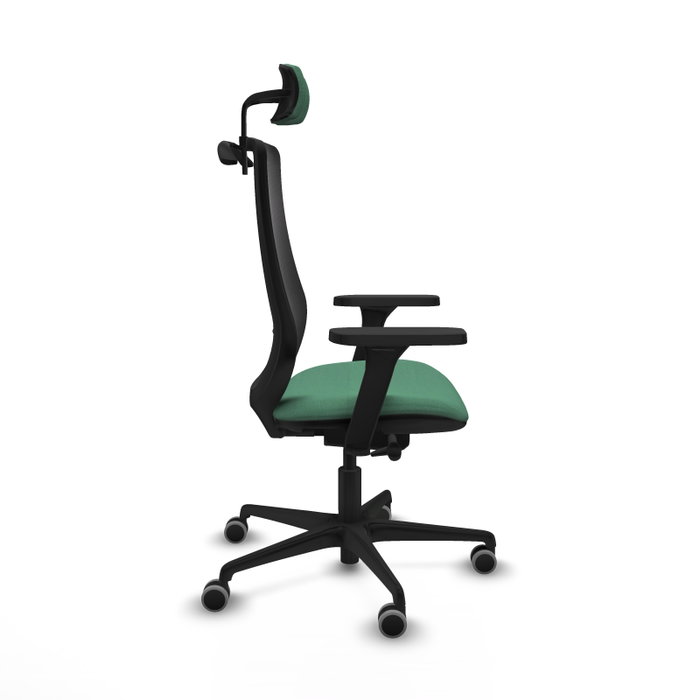 PIQUERAS Y CRESPO Silla de oficina Mardos Verde esmeralda y Negro