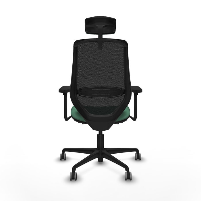 PIQUERAS Y CRESPO Silla de oficina Mardos Verde esmeralda y Negro