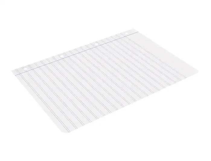 Liderpapel Recambio A4 100 hojas 100g pauta 3,5mm con margen y 4 taladros