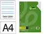Liderpapel Recambio A4 100 Hojas 100gr Pauta 3,5mm Con Margen 4 Taladros