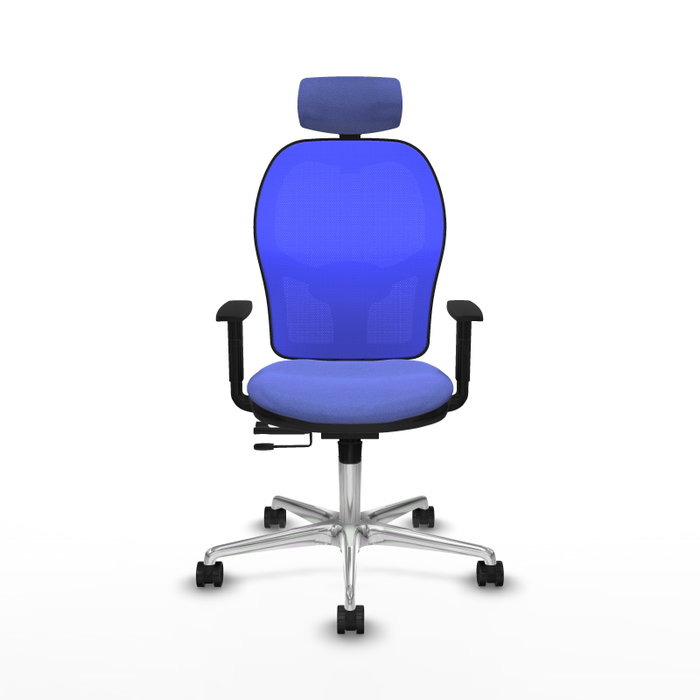 PIQUERAS Y CRESPO Silla de oficina Jorquera Azul con mecanismo Sincro/Traslack PIQUERAS Y CRESPO Silla de oficina Jorquera Azul con mecanismo Sincro/Traslack
