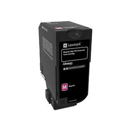 Lexmark 74C2HME Magenta Toner de Alto Rendimiento para Impresora Lexmark CS725, 12.000 Páginas