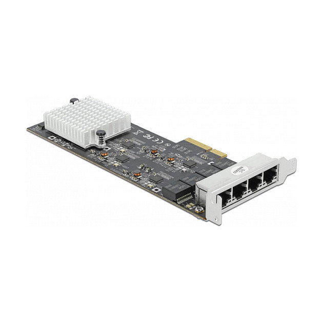 DeLOCK Tarjeta de red PCI Express x4 con 4 puertos 2,5 Gigabit LAN RJ45 89192 DeLOCK Tarjeta de red PCI Express x4 con 4 puertos 2,5 Gigabit LAN RJ45 89192