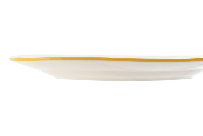 DKD Home Decor Set de 6 Platos de Porcelana FRUTAS 24 con Diseño 3D, Surtido Amarillo y Rojo DKD Home Decor Set de 6 Platos de Porcelana FRUTAS 24 con Diseño 3D, Surtido Amarillo y Rojo