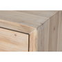 DKD Home Decor Mesa de Centro Abeto y MDF Natural con 2 Cajones