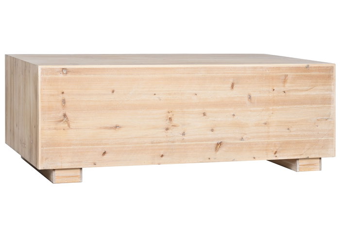 DKD Home Decor Mesa Centro Alpino Natural 130 x 70 x 46 cm