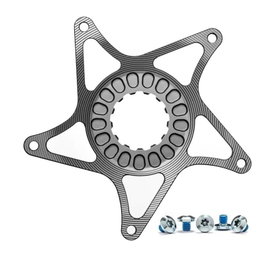 Absolute Black Spider E-Bike para Bosch Gen 3 Boost 52.5mm Línea Cadena Aluminio CNC Titanio