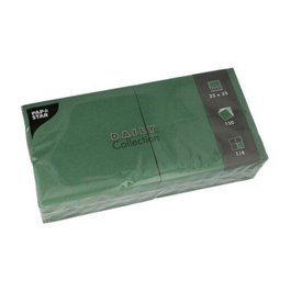 PAPSTAR Servilletas verdes de 2 capas, 32,0 x 32,0 cm