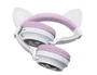 Lexibook Auriculares Inalámbricos con Orejas de Gato y Luces LED