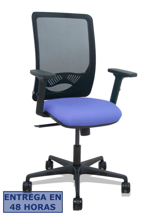 PIQUERAS Y CRESPO Silla Zulema con Mecanismo Sincro, Brazos 2D y Asiento Azul Claro PIQUERAS Y CRESPO Silla Zulema con Mecanismo Sincro, Brazos 2D y Asiento Azul Claro