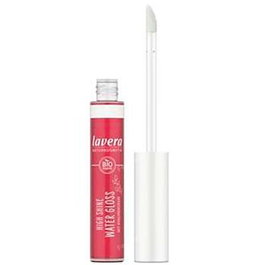 LAVERA Brillo Labios Intenso Water Gloss 02 Hot Cherry - Color Intenso, Brillo Líquido Duradero Hasta 6 Horas, Vegano y Natural