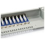 Equip Patch Panel 16 Puertos Cat6 Apantallado 1U Gris