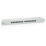 Equip Patch Panel 16 Puertos Cat6 Apantallado 1U Gris