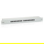 EQUIP Patch Panel 326316 16x RJ45 Cat6 19" Rack 1U Blindado FTP (FTP) ISO/IEC - Color Gris