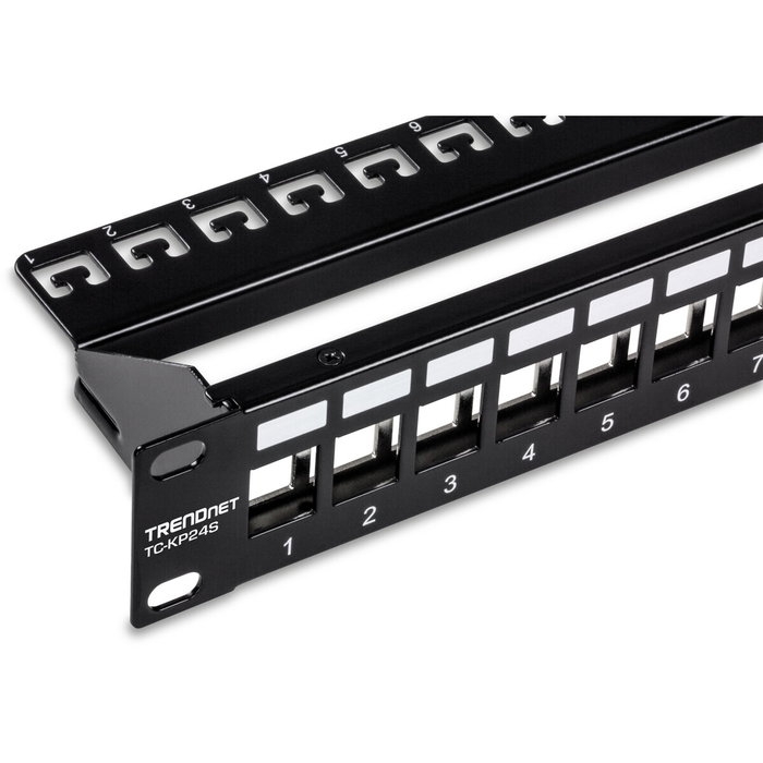 Trendnet TC-KP24S Panel de Parcheo 24 Puertos Cat6 1U 19 pulgadas