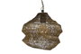 DKD Home Decor Lámpara de Techo de Hierro Dorado Desgastado
