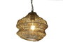 DKD Home Decor Lámpara de Techo de Hierro Dorado Desgastado