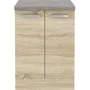 LASSEN Mueble Bajo 2 Puertas Batientes Roble Sonoma 60x51.6x85 cm