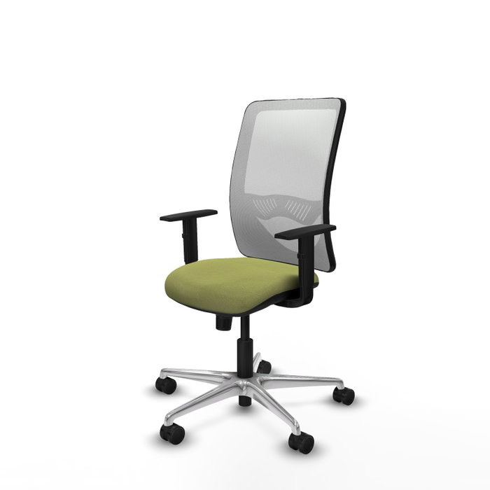 PIQUERAS Y CRESPO Silla de oficina Zulema Verde oliva y Blanco PIQUERAS Y CRESPO Silla de oficina Zulema Verde oliva y Blanco
