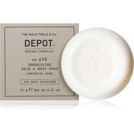 600 Body Solutions No. 610, Hidratante, Barra de jabón de masaje, Piel y cabello, 70 g