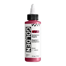 Golden High Flow Colores Acrílicos Quinacridona Magenta 118 ml