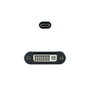 Nanocable Conversor USB-C a DVI-D Gris 15 cm